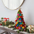 Handmade Multicolor Christmas Tree in Hand Felted Wool - Large - ARCADIA HOME